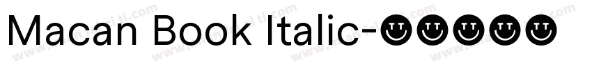 Macan Book Italic字体转换